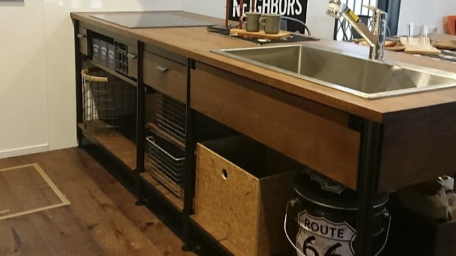 岐阜 注文住宅 自然素材 ブルックリンスタイルLDK 加藤住建施工事例