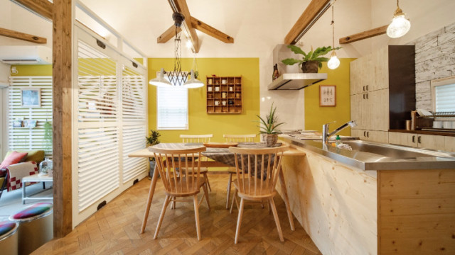 フレンチ岐阜 自然素材 平屋住宅 無垢材 施工例 加藤住建