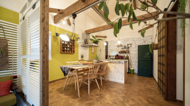 岐阜 自然素材 平屋住宅 無垢材 施工例 加藤住建