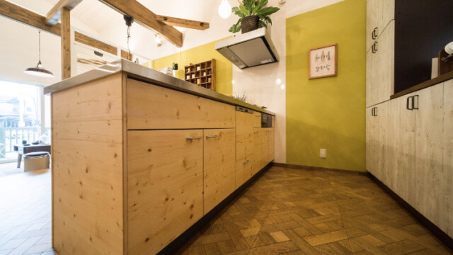 FRENCH 11 岐阜 自然素材 平屋住宅 無垢材 施工例 加藤住建