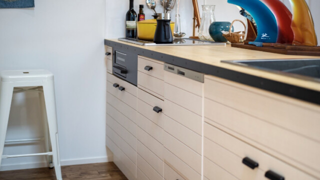 カリフォルニアスタイルキッチン 岐阜 平屋住宅 自然素材 加藤住建施工事例