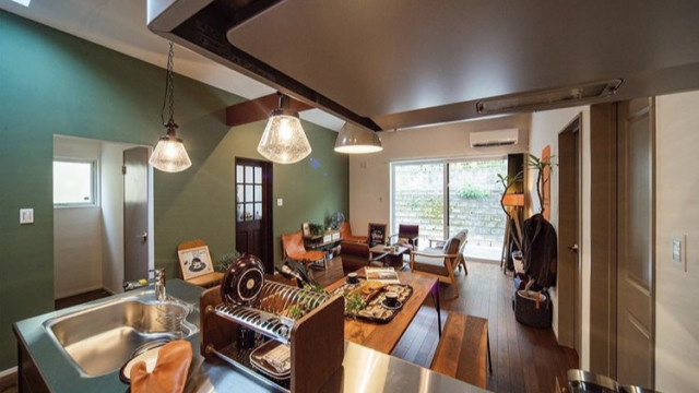 岐阜 平屋住宅 自然素材 ブリティッシュスタイルLDK 加藤住建施工事例