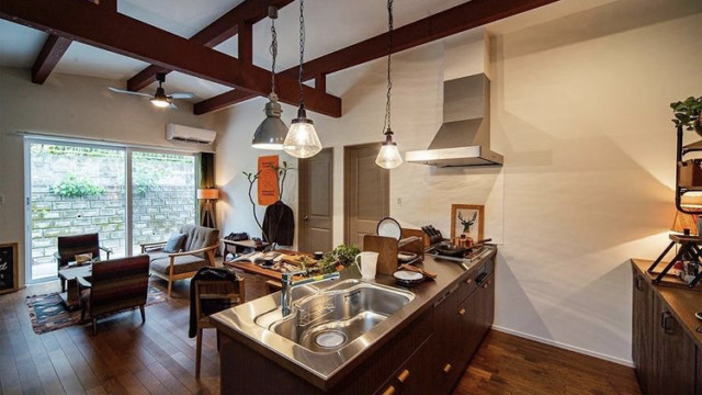 岐阜 平屋住宅 自然素材 ブリティッシュスタイルLDK 加藤住建施工事例